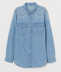 Light Denim Blue shirt, £10 | H&amp;M