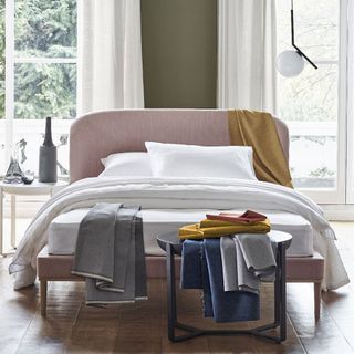 bedroom with john lewis' marvellous mattresses and delightful duvets