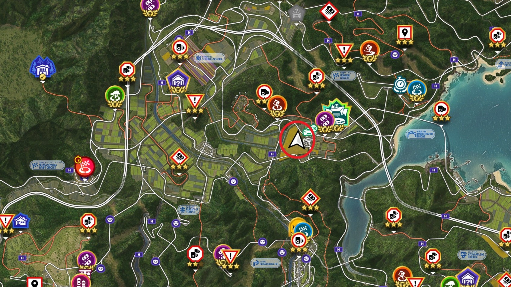Forza Horizon 6 Hokuryu Sunflower Farm location