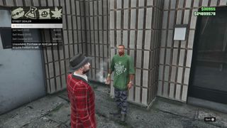 Selling drugs to one of the GTA Online Street Dealers