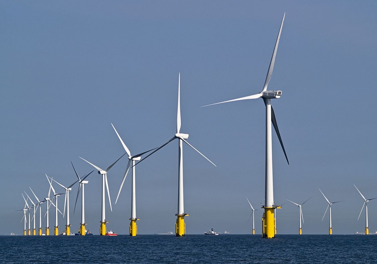 Offshore wind farm in southern North Sea, UK