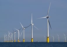 Offshore wind farm in southern North Sea, UK