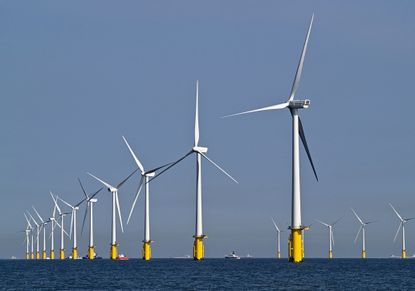 Offshore wind farm in southern North Sea, UK