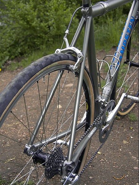 The seat stays take a straight path