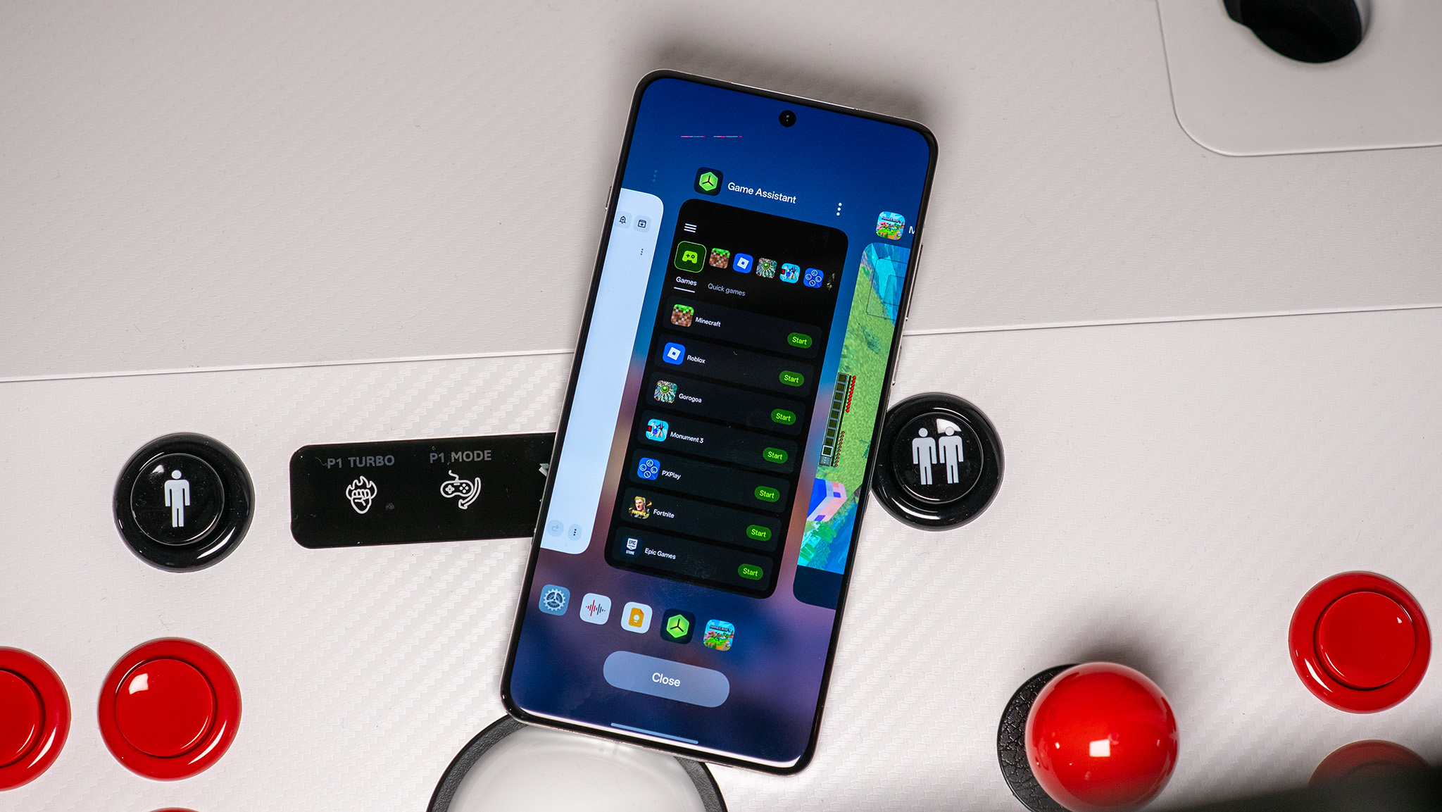 The multitasking UI on a OnePlus 13 running OxygenOS 16