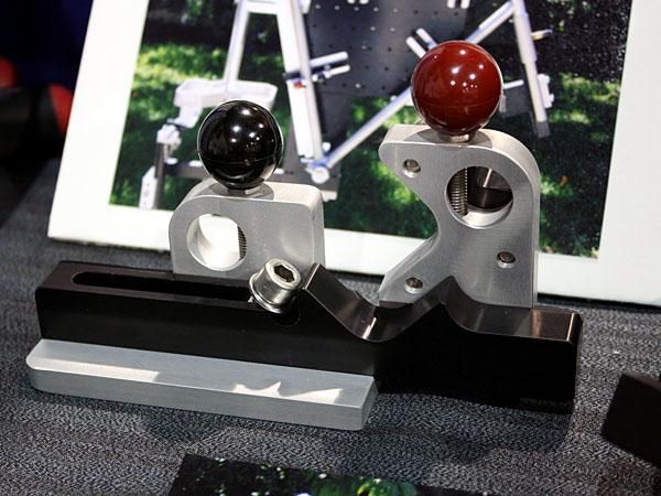 Henry James also displayed this multipurpose jig for framebuilding.
