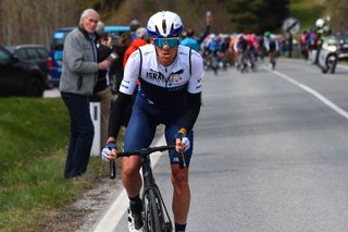 Alessandro De Marchi (Israel Start-Up Nation) attacked early during the stage