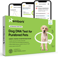 Embark | Dog DNA Test for Purebred Pets RRP: $159.00 | Now: $127.00 | Save: $32.00 (20%)