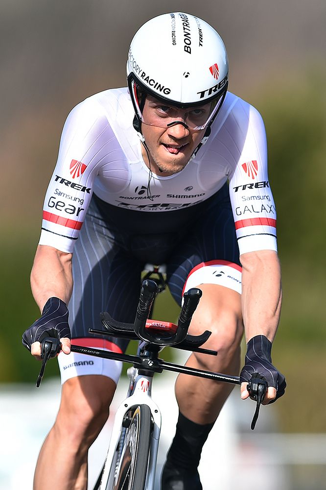 A Trek rider on course