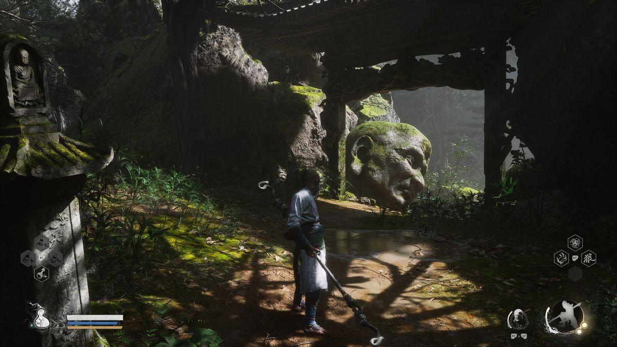 Black: Myth Wukong bell locations - Buddha head