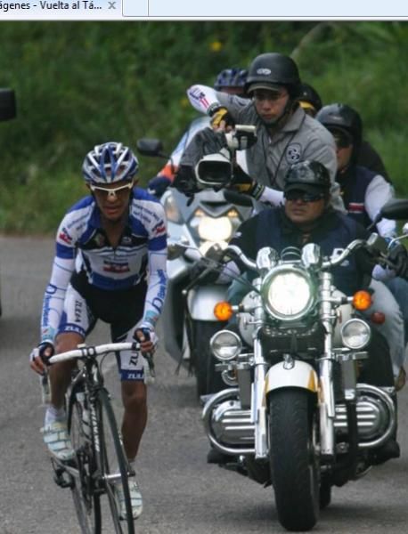 Manuel "The Cat" Medina (Gob Zulia) attacks on the climb