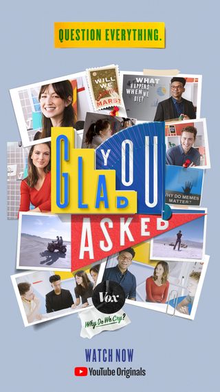 Vox's new YouTube Original series, "Glad You Asked," premieres on Oct. 8, 2019.