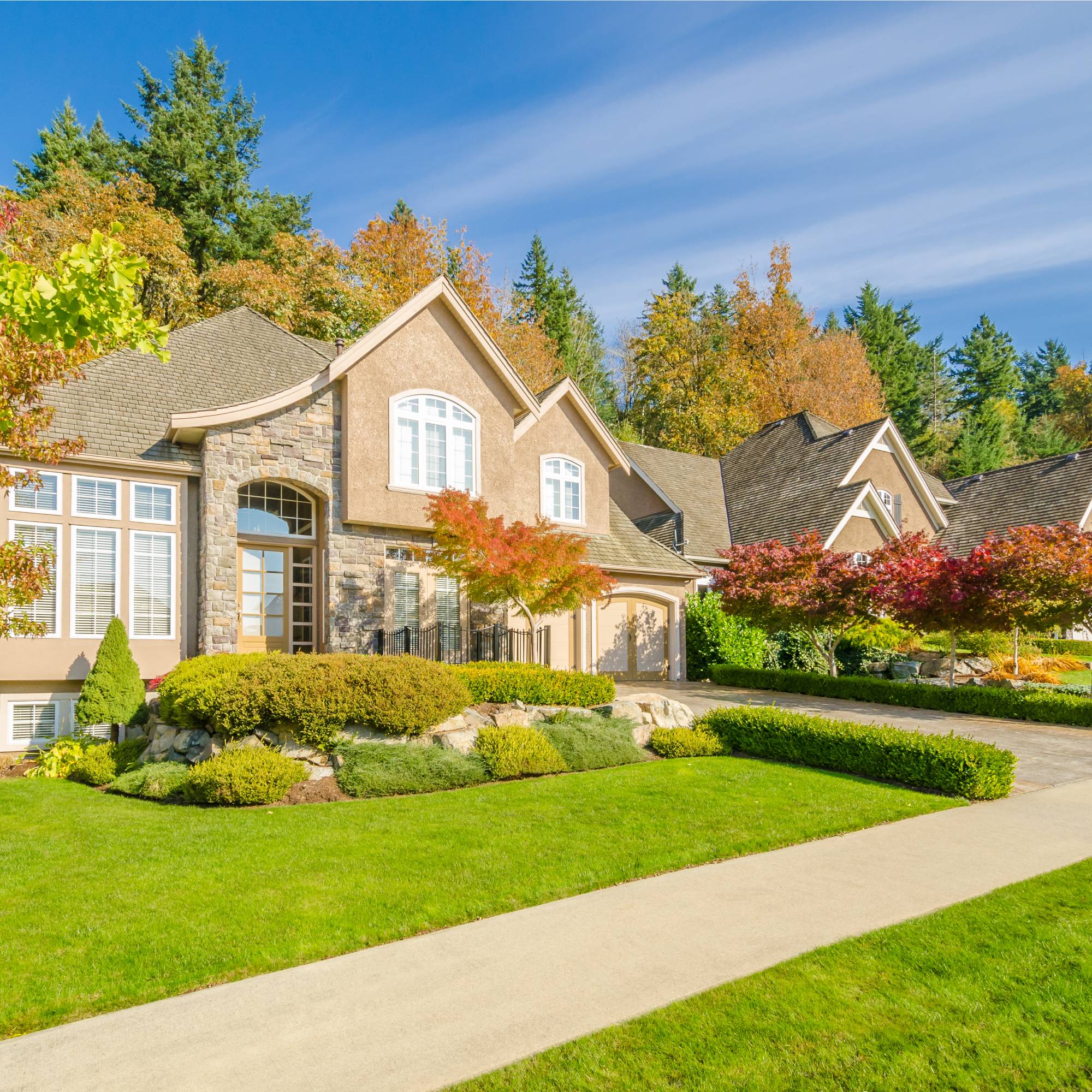 Home in housing development with an HOA 