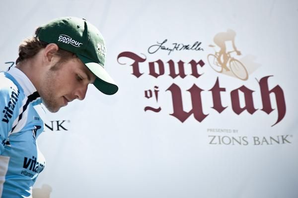 David Veilleux (Kelly Benefit Strategies) took over the best young rider jersey today.