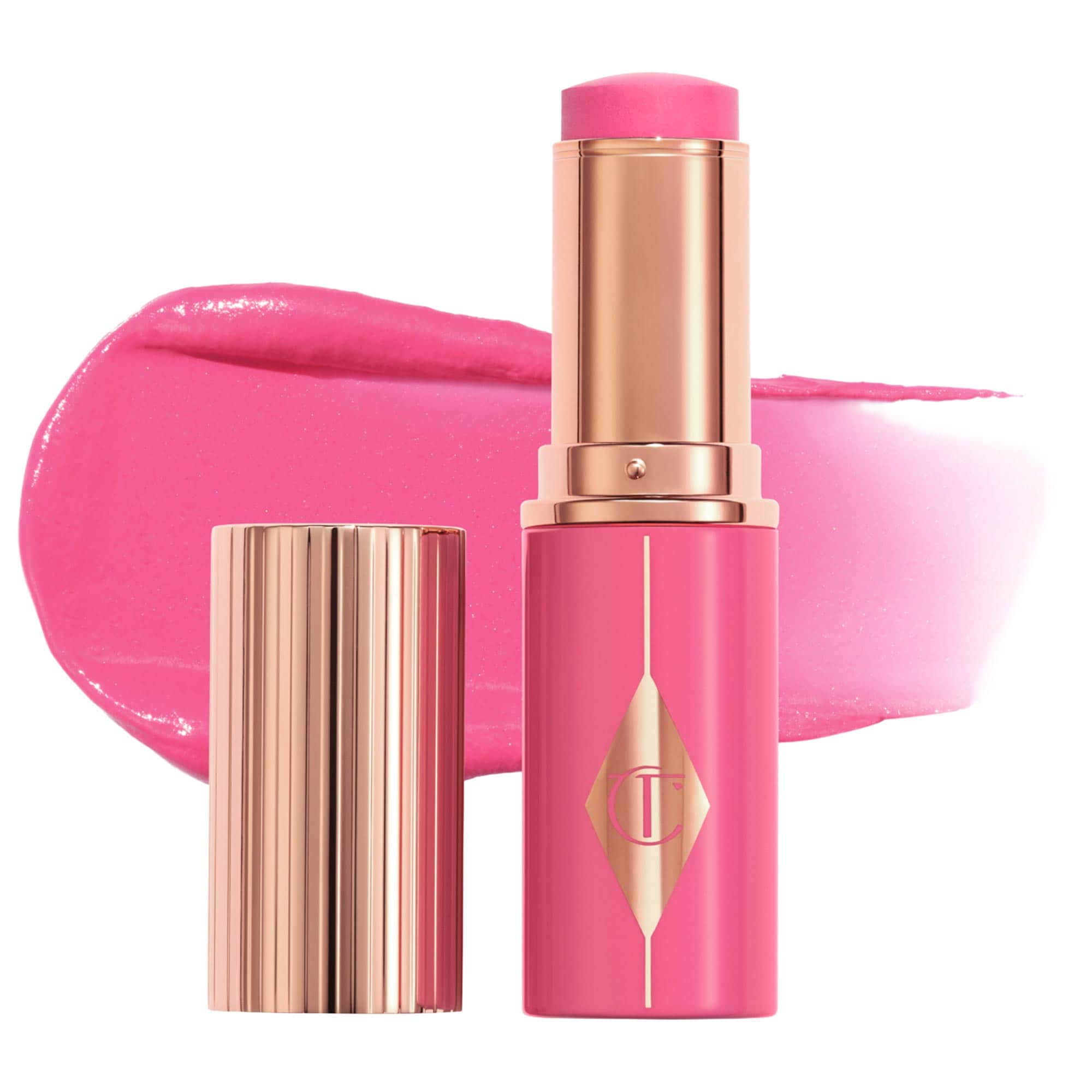 Unreal Lip + Cheek Glow Blush Stick With Hyaluronic Acid - Pinky Glow