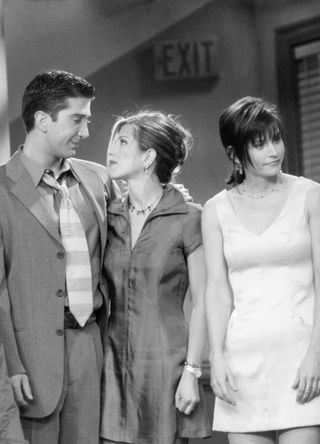 David Schwimmer, Jennifer Aniston and Courtney Cox.