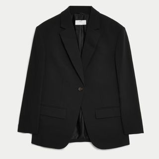 M&S Relaxed Single Breasted Blazer