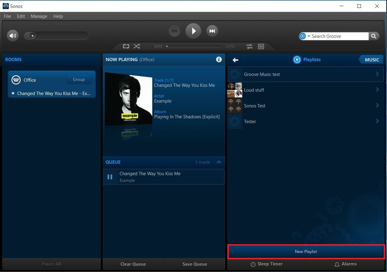 How to create Groove playlists on your Sonos system | Windows Central
