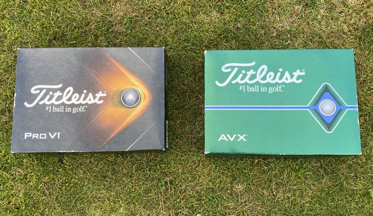 Titleist Pro V1 vs Titleist AVX Golf Balls