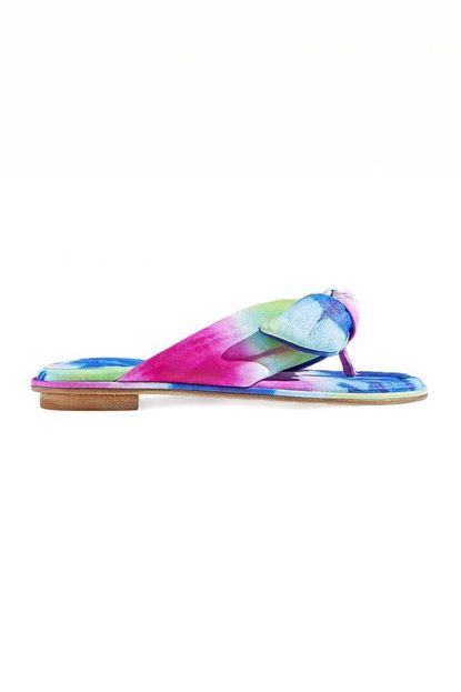 Alexandre Birman Soft Clarita Tie-Dye Flat Sandal