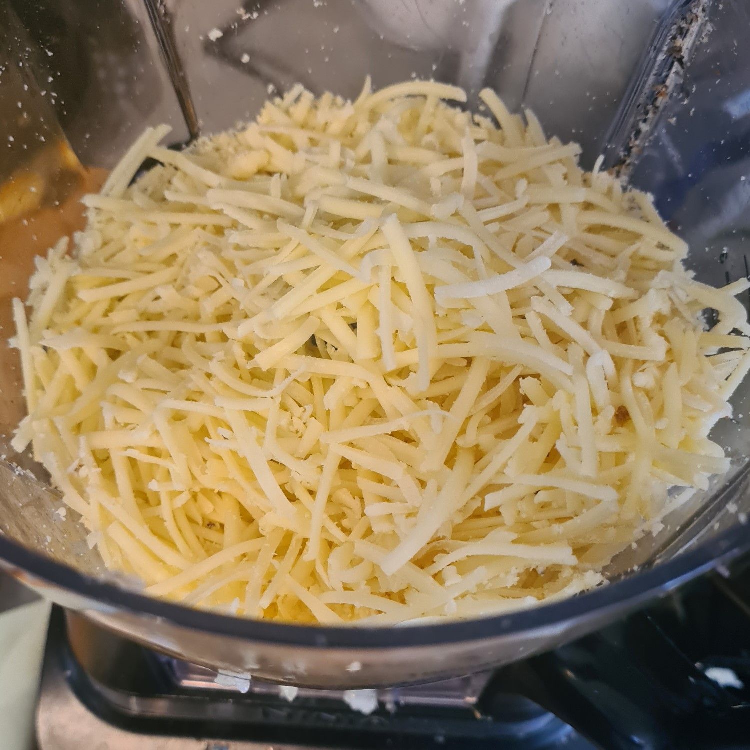 Slicing cheese in the Ninja Professional Plus