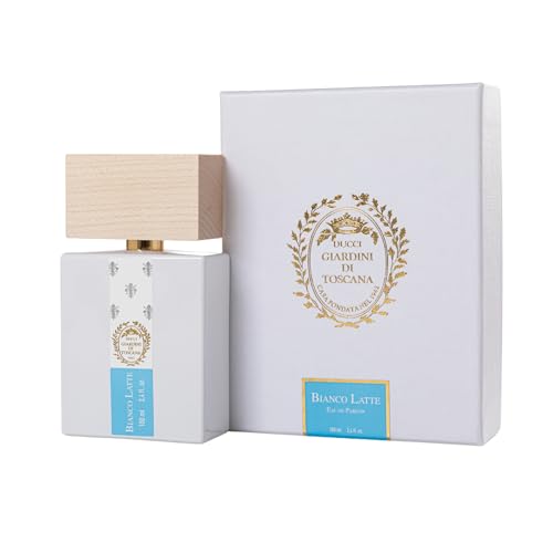 Giardini Di Toscana - Bianco Latte Eau De Parfum | Amber-Gourmand Olfactory Family | Fragrance for Men + Women | Lasts Up to 24 Hours | Non-Irritating Ingredients (100 Ml | 3.4 Fl Oz)