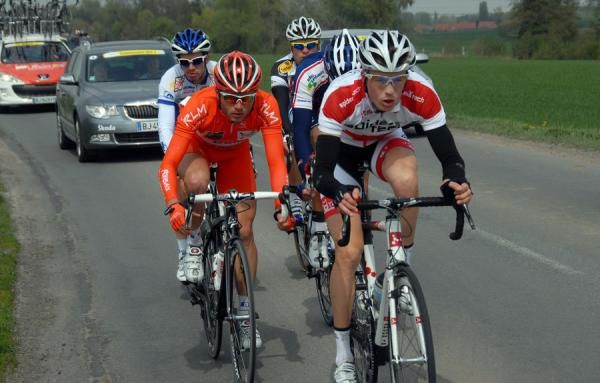 Canada's Will Routley (Spidertech Powered By C10) at the front of the breakaway