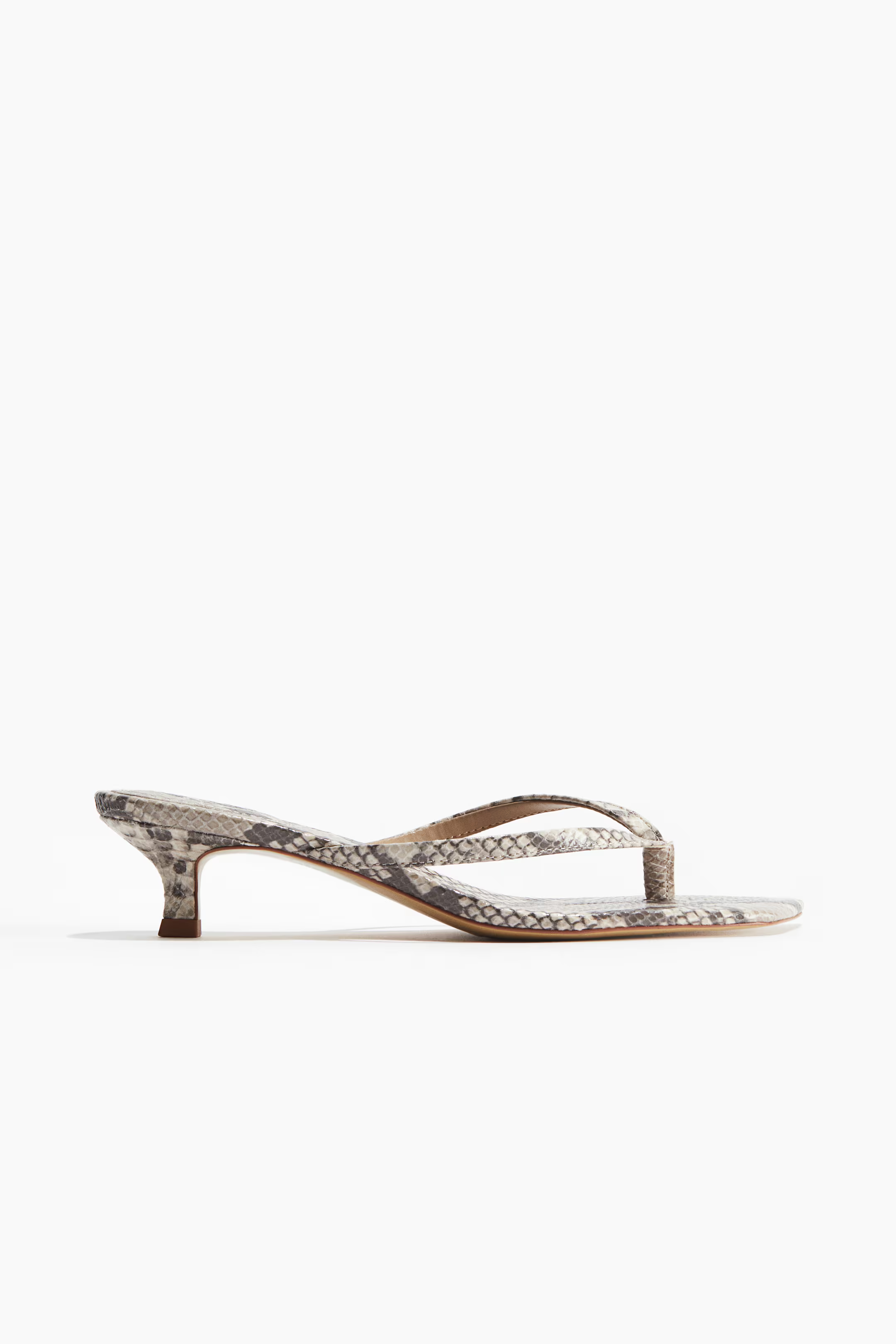 H&amp;amp;M, Kitten-Heeled Sandals