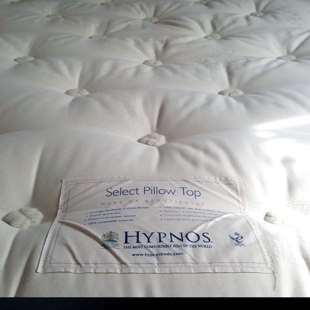 Hypnos Pillow Top Select mattress review tried and tested Ideal Home