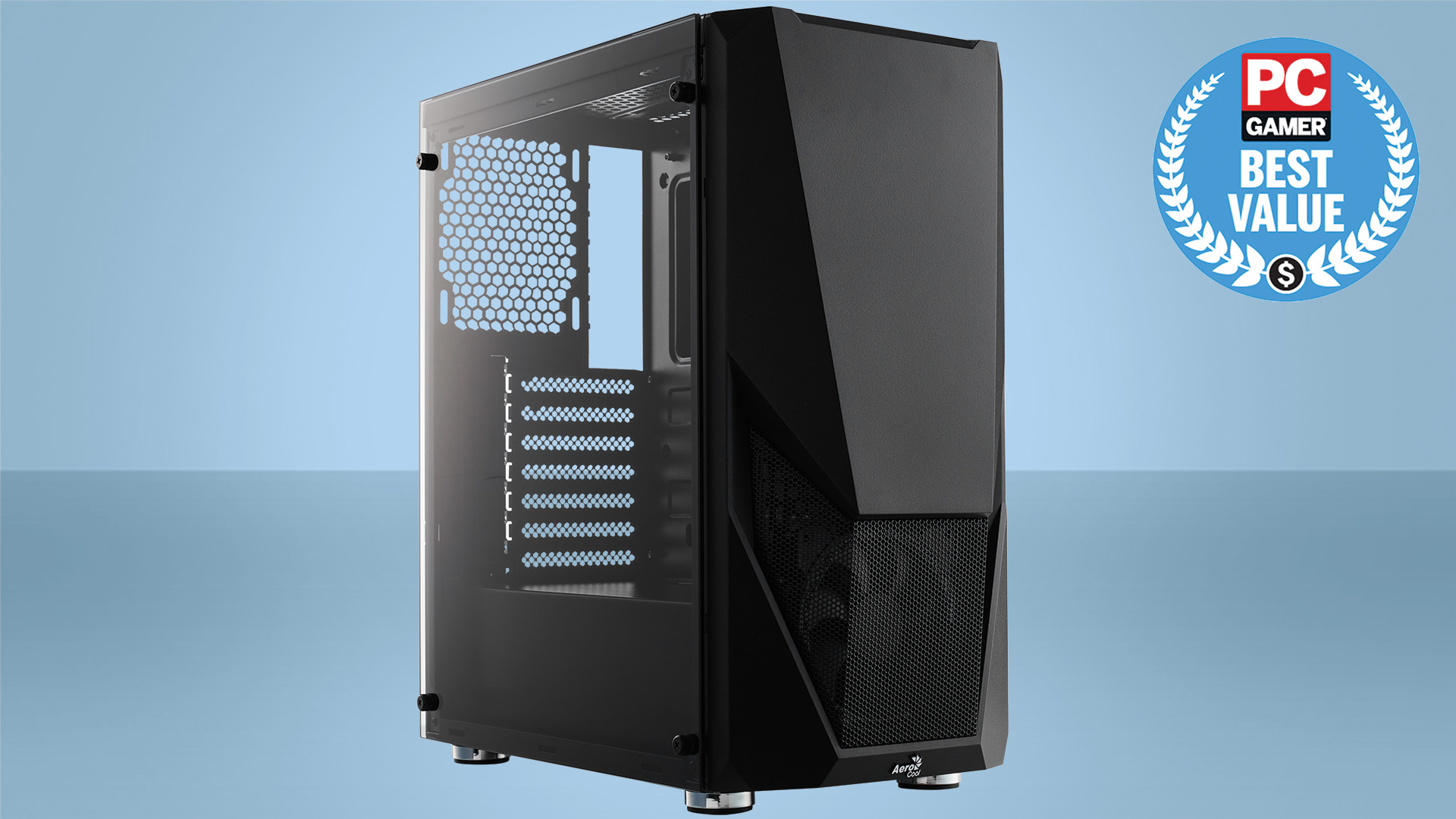 Best gaming PC build guide cases on colorful backgrounds.