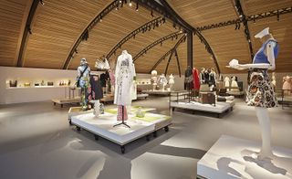 Louis Vuitton exhibition walk way