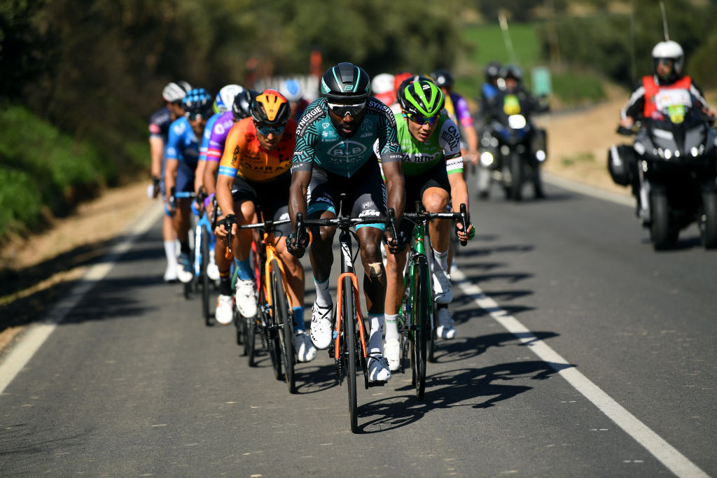 Kevin Reza (B&B Hotels) at the head of the breakaway