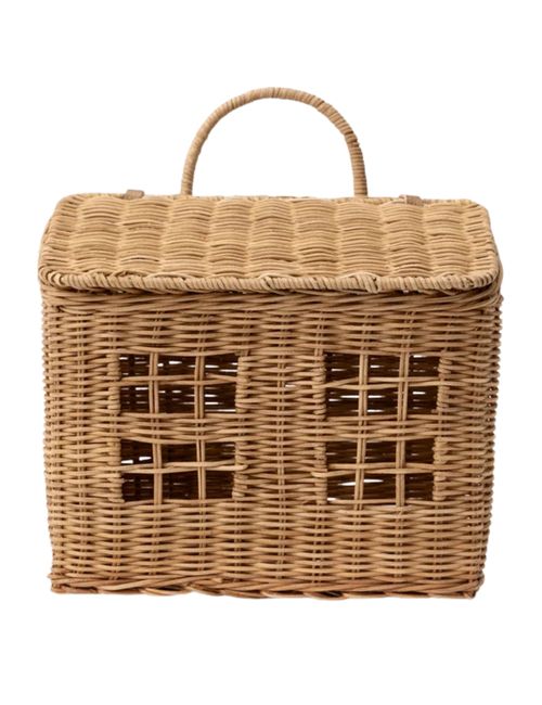 Woven House Basket