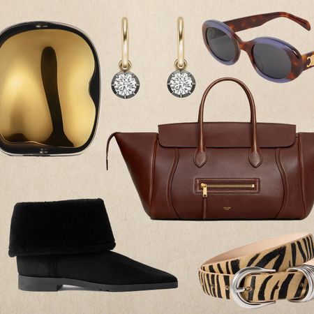 luxury holiday gift collage