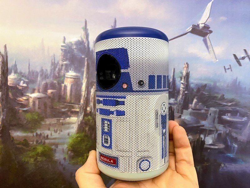 Telecomando Bluetooth Vocale Per Proiettore Nebula Capsule II R2-D2, Nuovo, 433 MHz