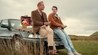 Alistair Petrie and Connor Swindells in Sex Education season 4