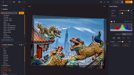 Screenshot from Radiant Photo 2 showing the cropping tool