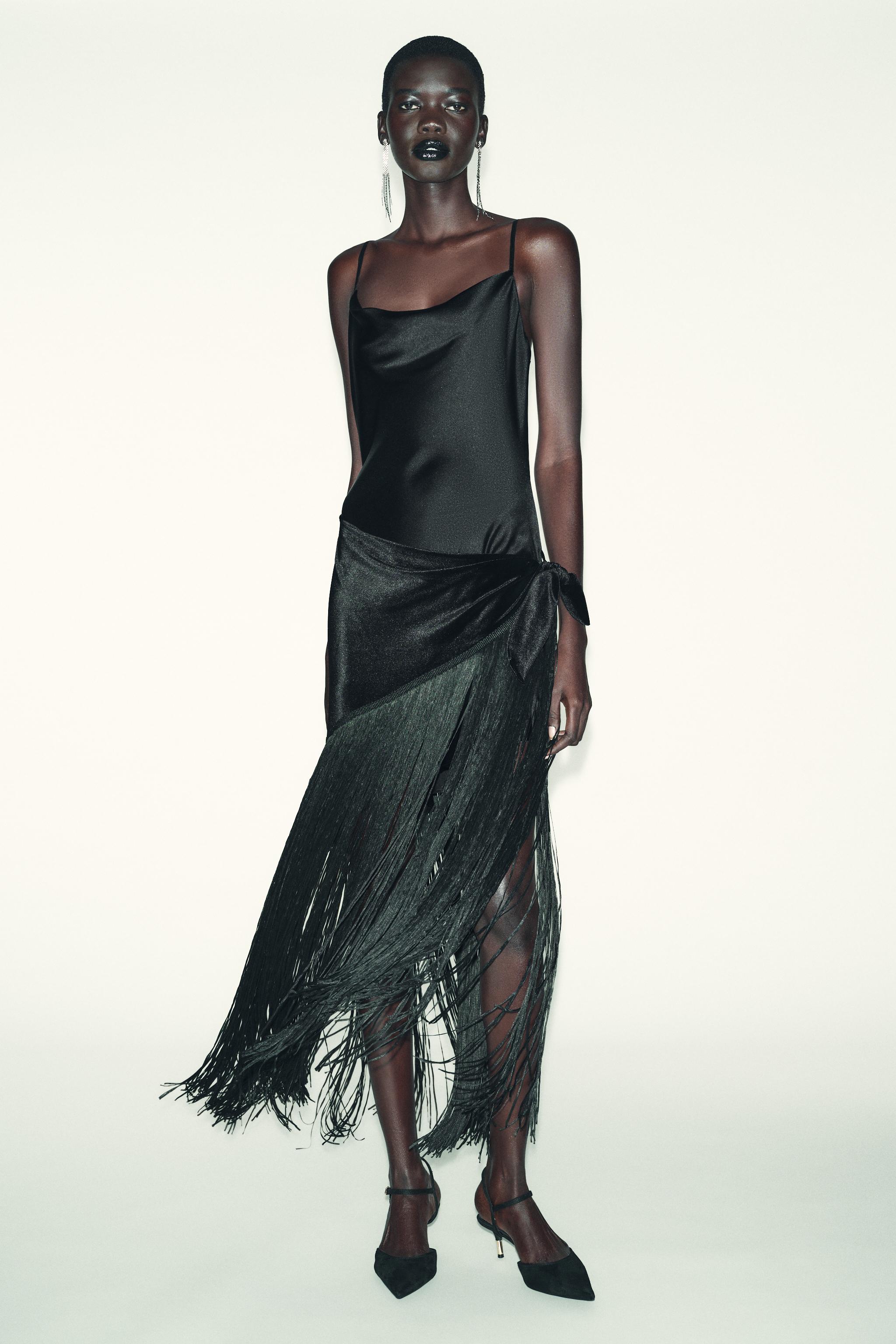 Long Dress With Fringing