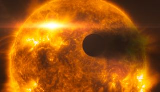 Solar Flare Hits Alien Planet