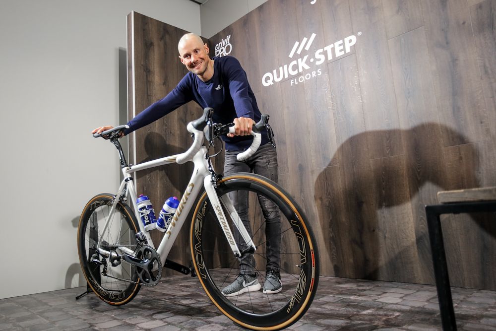 Tom Boonen meets the press before his final race at Paris-Roubaix