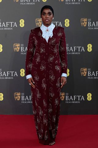 Lashana Lynch at the Bafta's 2024 GettyImages-2020454988