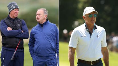 Martin Slumbers, Peter Dawson and Greg Norman