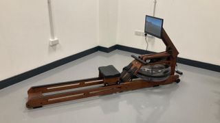 The Ergatta Rower set up in the Live Science testing centre