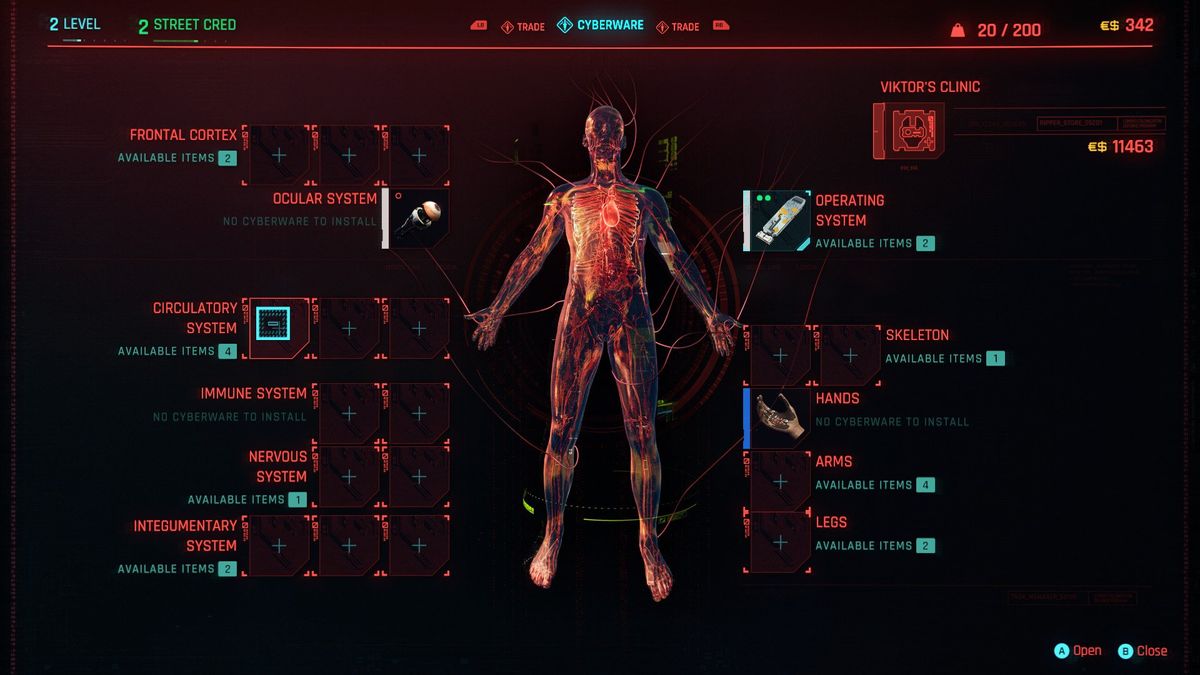 Cyberpunk 2077 character creation Customization options and