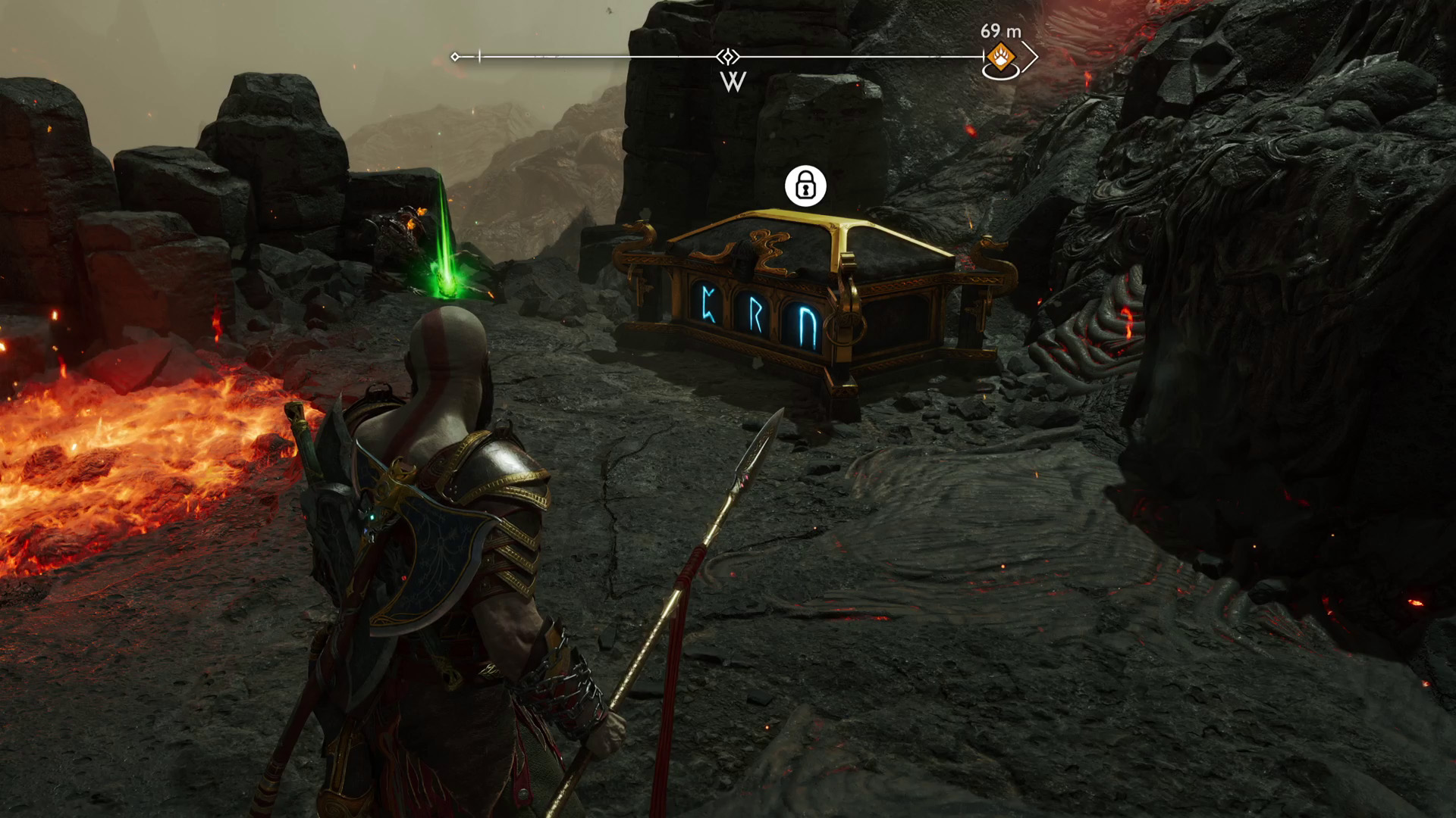 God of War Ragnarok Burning Cliffs nornir chests in muspelheim