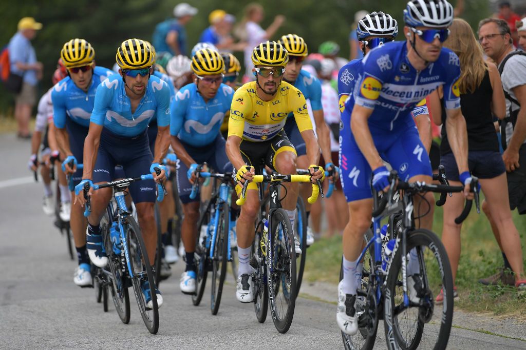Julian Alaphilippe (Deceuninck-QuickStep) gave his all to try to keep the yellow jersey
