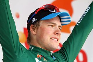 Edvald Boasson Hagen (Sky) leads the best young rider classification.