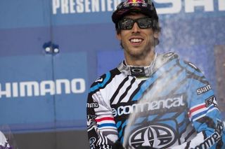 Men's Fort William World Cup downhill winner Gee Atherton (Commencal)