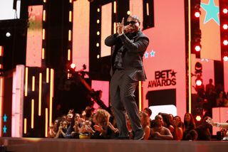Johnny Gill performing at the 2019 BET Awards
