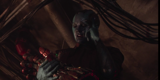 Nebula in Avengers: Endgame with the Gauntlet
